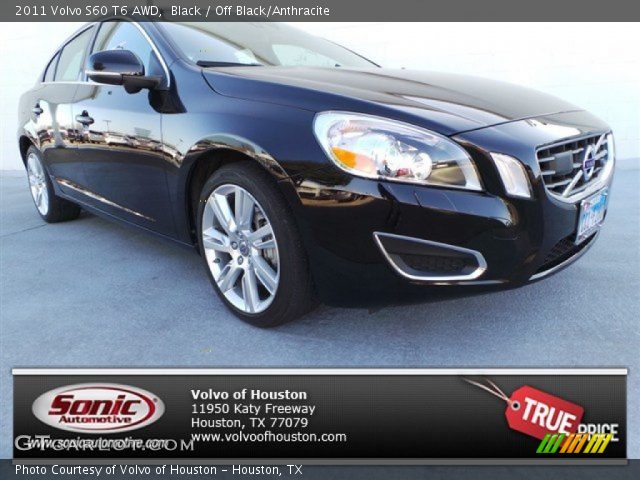 2011 Volvo S60 T6 AWD in Black