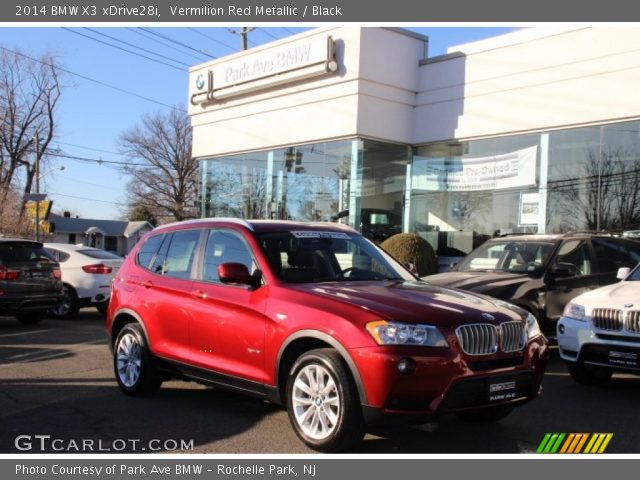 2014 BMW X3 xDrive28i in Vermilion Red Metallic