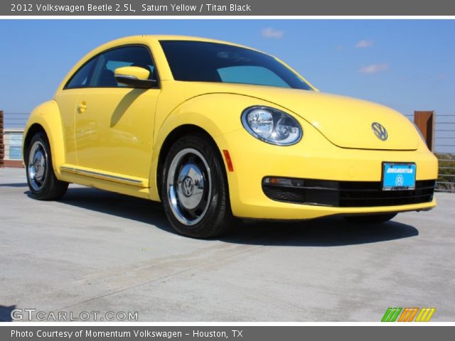 2012 Volkswagen Beetle 2.5L in Saturn Yellow