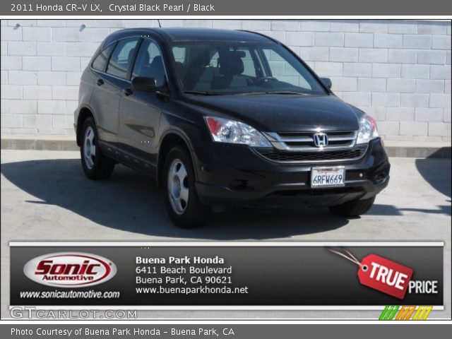 2011 Honda CR-V LX in Crystal Black Pearl