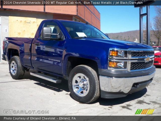 2014 Chevrolet Silverado 1500 WT Regular Cab 4x4 in Blue Topaz Metallic