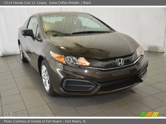 2014 Honda Civic LX Coupe in Kona Coffee Metallic