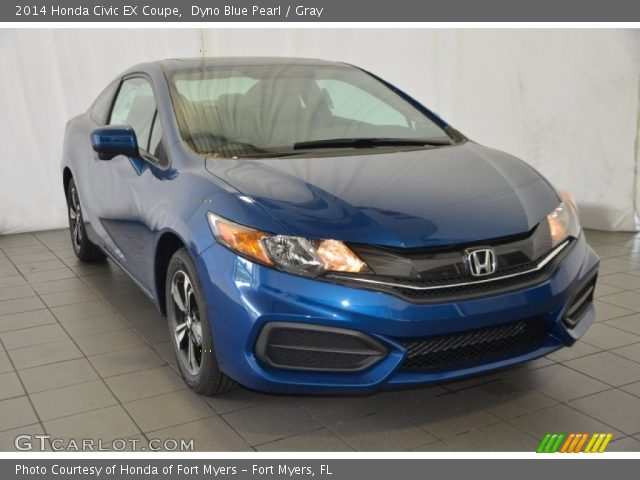 2014 Honda Civic EX Coupe in Dyno Blue Pearl