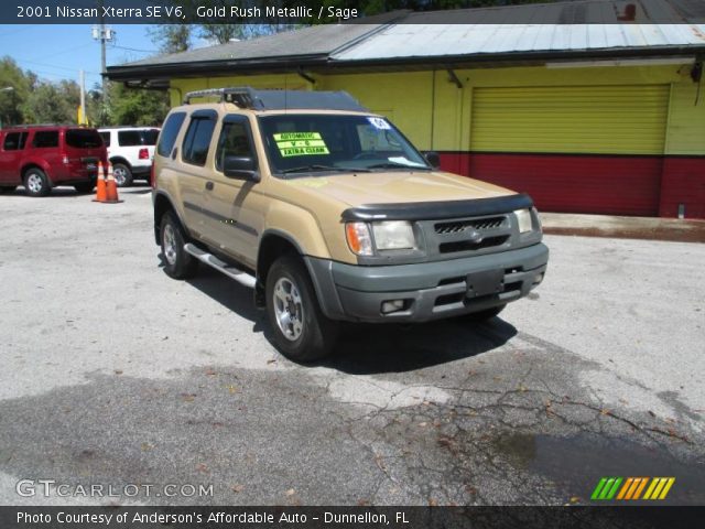 2001 Nissan Xterra SE V6 in Gold Rush Metallic