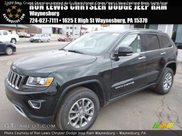 2014 Jeep Grand Cherokee Limited 4x4 in Black Forest Green Pearl