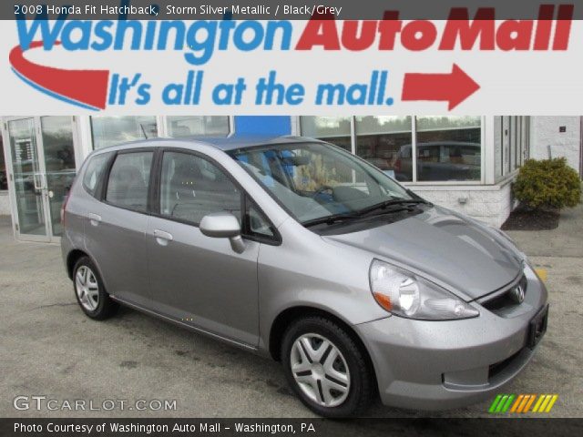 2008 Honda Fit Hatchback in Storm Silver Metallic