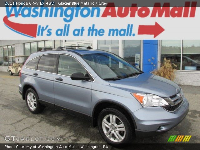 2011 Honda CR-V EX 4WD in Glacier Blue Metallic