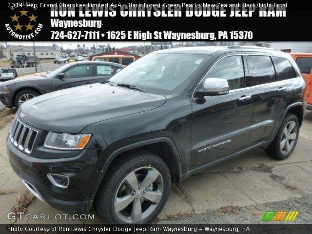 2014 Jeep Grand Cherokee Limited 4x4 in Black Forest Green Pearl