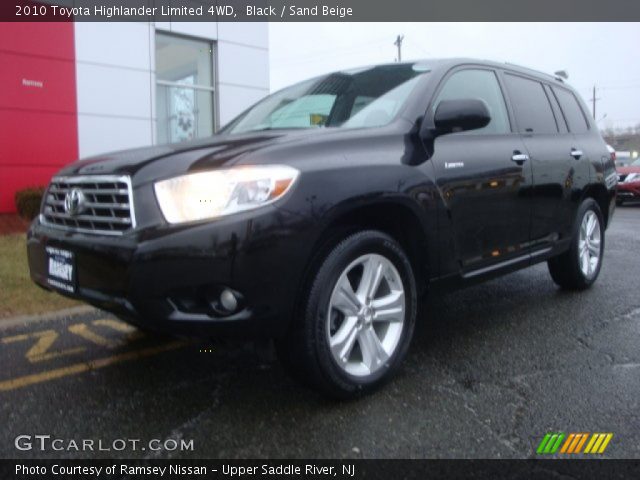 2010 Toyota Highlander Limited 4WD in Black