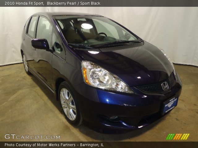 2010 Honda Fit Sport in Blackberry Pearl