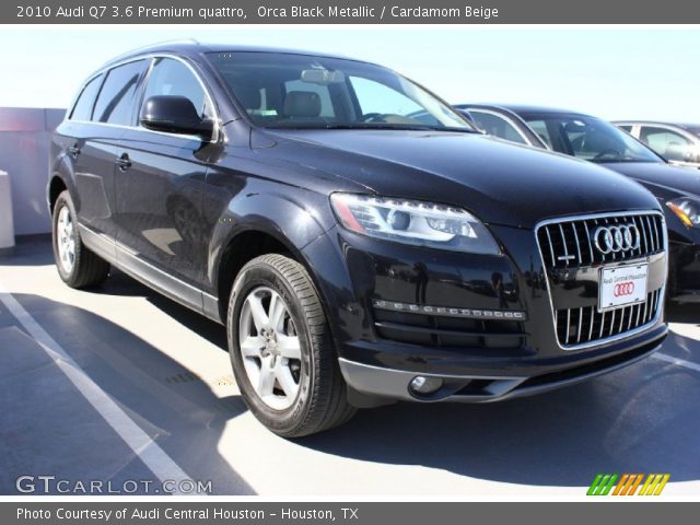 2010 Audi Q7 3.6 Premium quattro in Orca Black Metallic