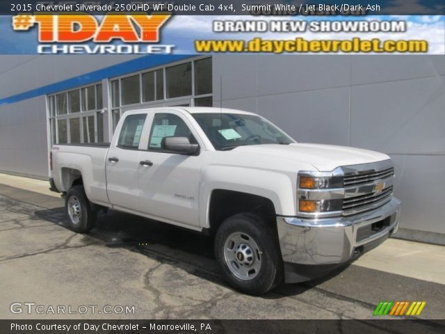 2015 Chevrolet Silverado 2500HD WT Double Cab 4x4 in Summit White