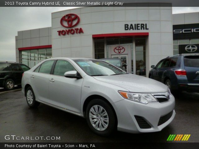 2013 Toyota Camry Hybrid LE in Classic Silver Metallic
