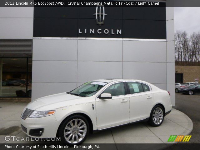 2012 Lincoln MKS EcoBoost AWD in Crystal Champagne Metallic Tri-Coat
