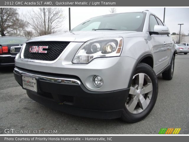 2012 GMC Acadia SLT AWD in Quicksilver Metallic