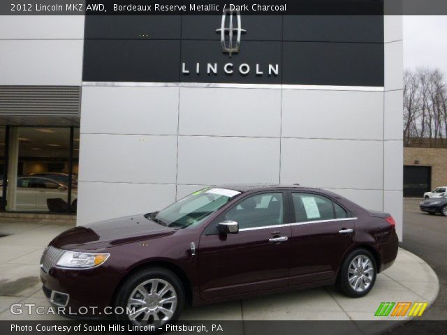 2012 Lincoln MKZ AWD in Bordeaux Reserve Metallic