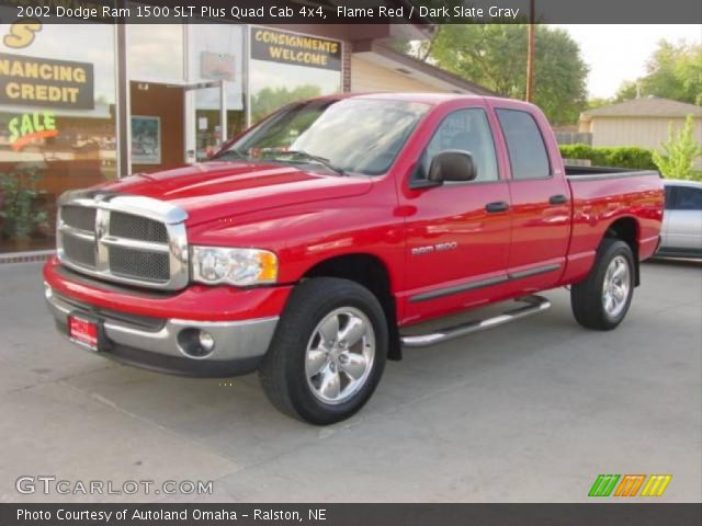 2002 Dodge Ram 1500 SLT Plus Quad Cab 4x4 in Flame Red