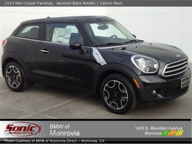 2014 Mini Cooper Paceman in Absolute Black Metallic