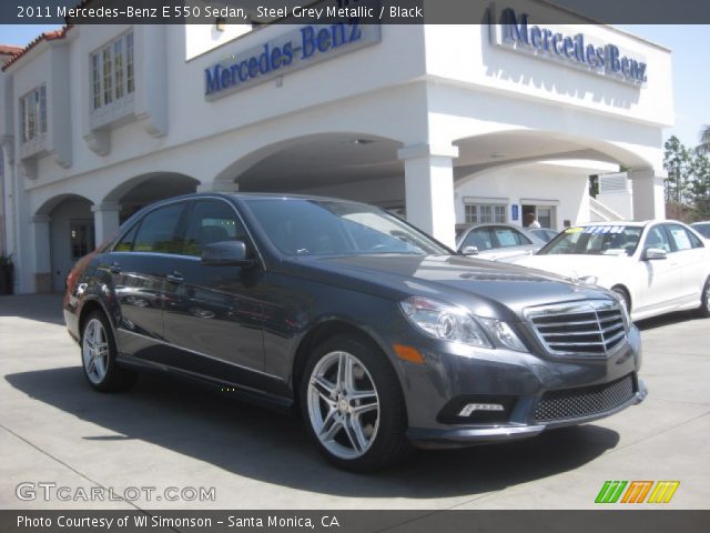 2011 Mercedes-Benz E 550 Sedan in Steel Grey Metallic