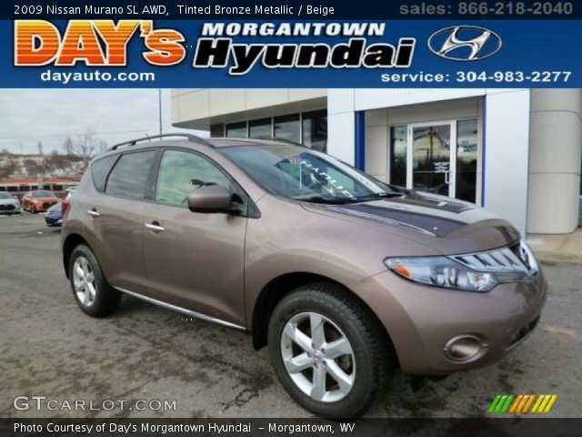 2009 Nissan Murano SL AWD in Tinted Bronze Metallic