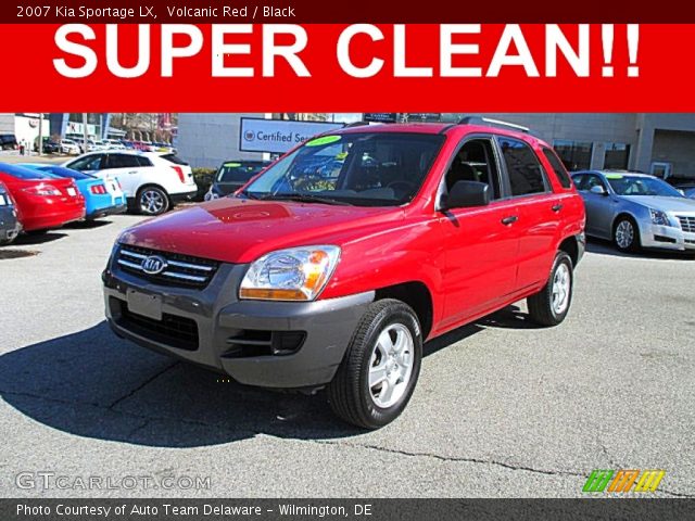 2007 Kia Sportage LX in Volcanic Red