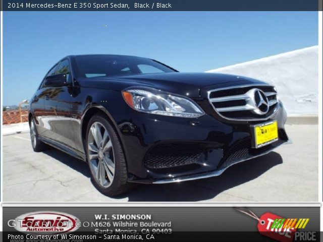 2014 Mercedes-Benz E 350 Sport Sedan in Black