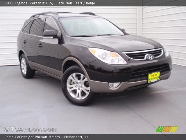 2012 Hyundai Veracruz GLS in Black Noir Pearl