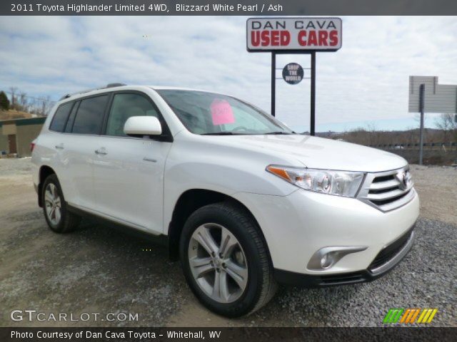 2011 Toyota Highlander Limited 4WD in Blizzard White Pearl
