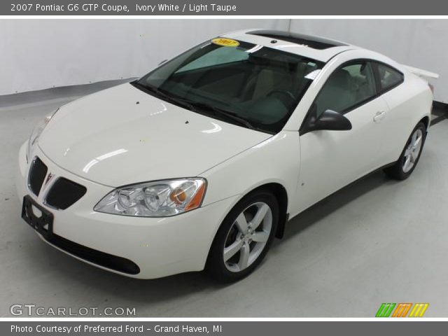 2007 Pontiac G6 GTP Coupe in Ivory White
