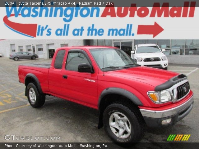 2004 Toyota Tacoma SR5 Xtracab 4x4 in Radiant Red