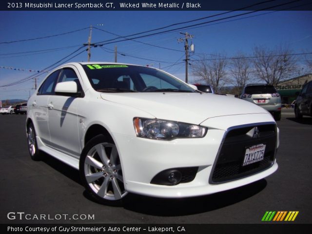 2013 Mitsubishi Lancer Sportback GT in Wicked White Metallic