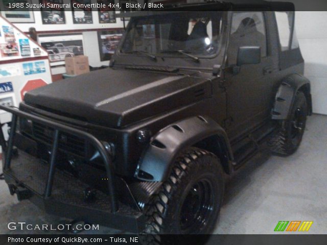 1988 Suzuki Samurai Convertible 4x4 in Black