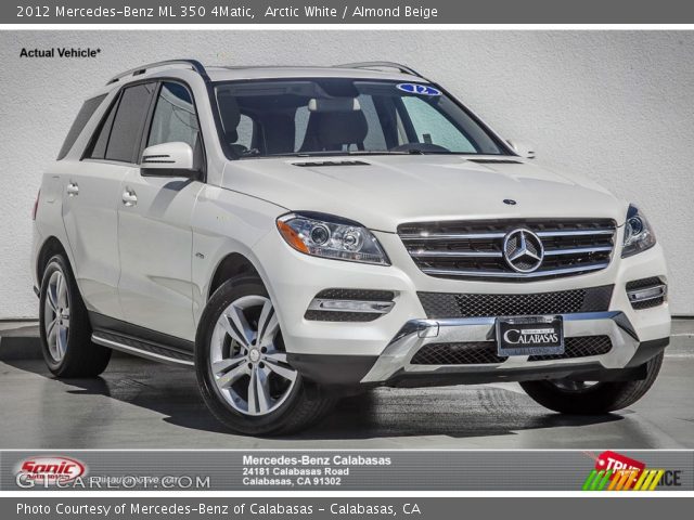 2012 Mercedes-Benz ML 350 4Matic in Arctic White