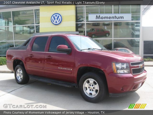 2007 Chevrolet Avalanche LT in Sport Red Metallic