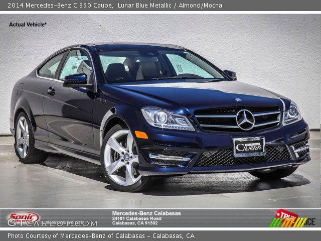 2014 Mercedes-Benz C 350 Coupe in Lunar Blue Metallic