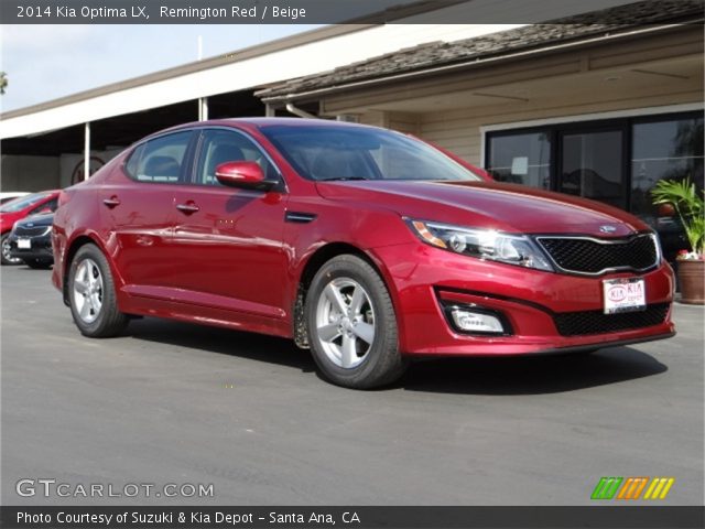 2014 Kia Optima LX in Remington Red