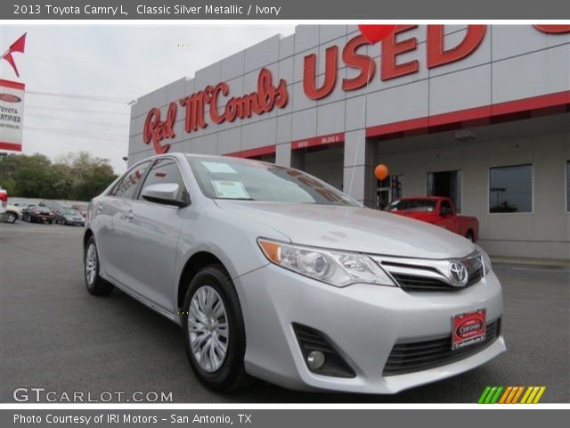 2013 Toyota Camry L in Classic Silver Metallic