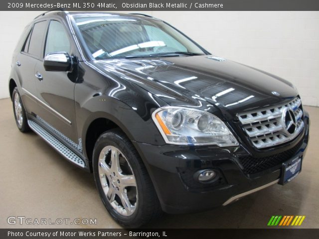 2009 Mercedes-Benz ML 350 4Matic in Obsidian Black Metallic