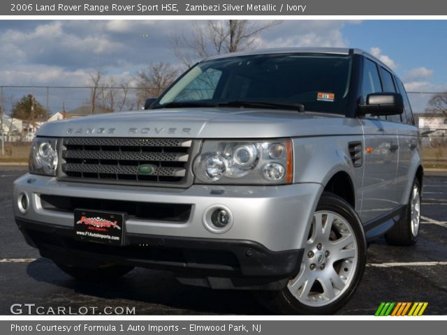 2006 Land Rover Range Rover Sport HSE in Zambezi Silver Metallic