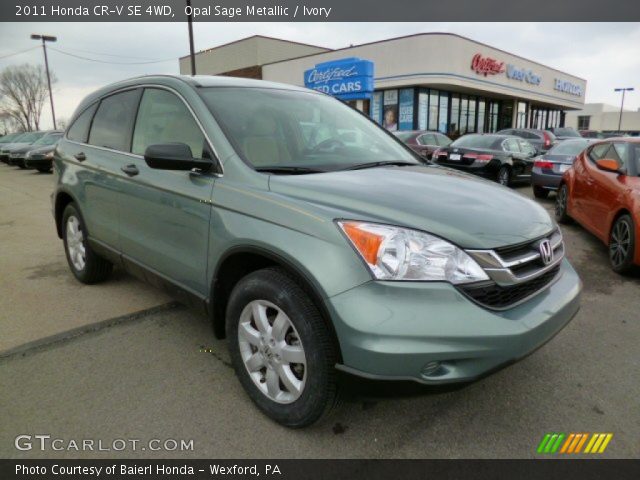 2011 Honda CR-V SE 4WD in Opal Sage Metallic