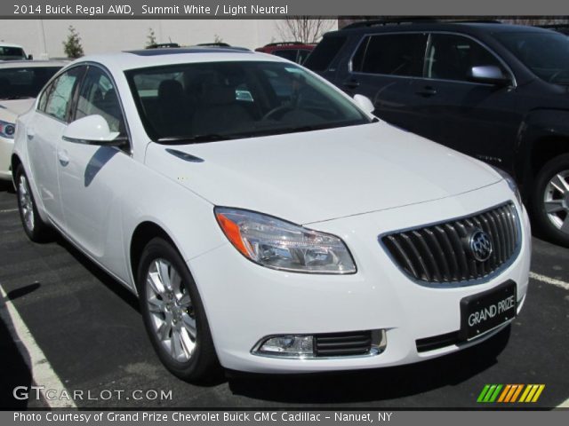 2014 Buick Regal AWD in Summit White