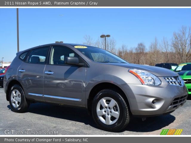 2011 Nissan Rogue S AWD in Platinum Graphite