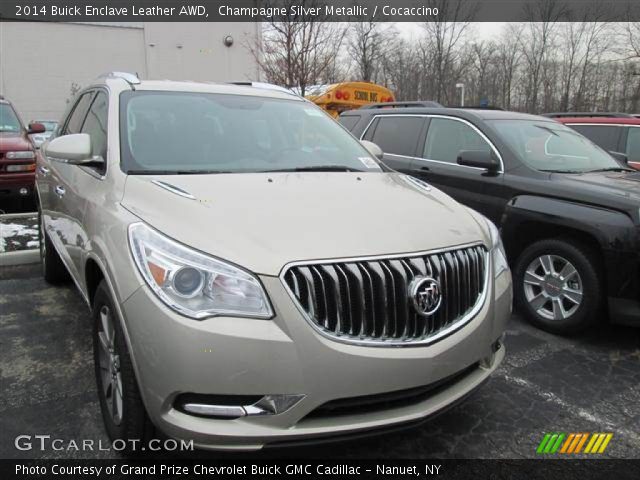 2014 Buick Enclave Leather AWD in Champagne Silver Metallic