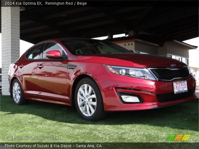 2014 Kia Optima EX in Remington Red