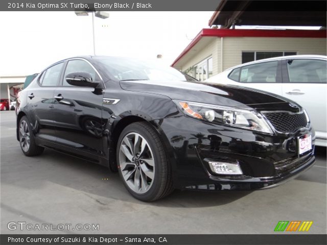 2014 Kia Optima SX Turbo in Ebony Black