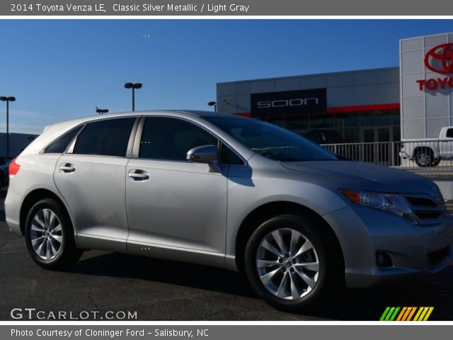 2014 Toyota Venza LE in Classic Silver Metallic