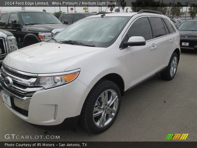 2014 Ford Edge Limited in White Platinum