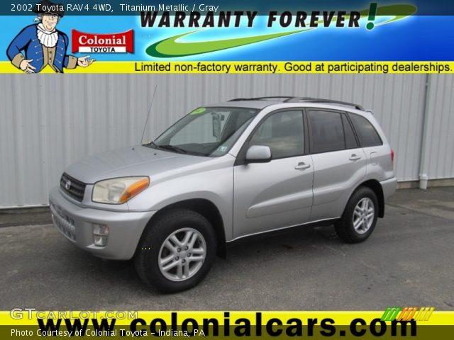 2002 Toyota RAV4 4WD in Titanium Metallic