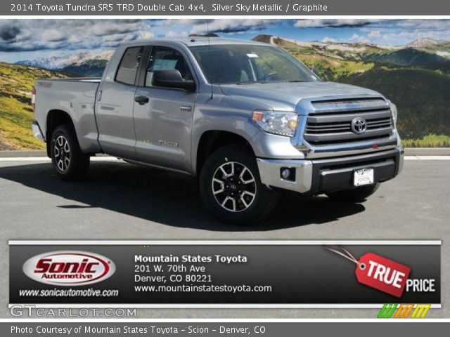 2014 Toyota Tundra SR5 TRD Double Cab 4x4 in Silver Sky Metallic