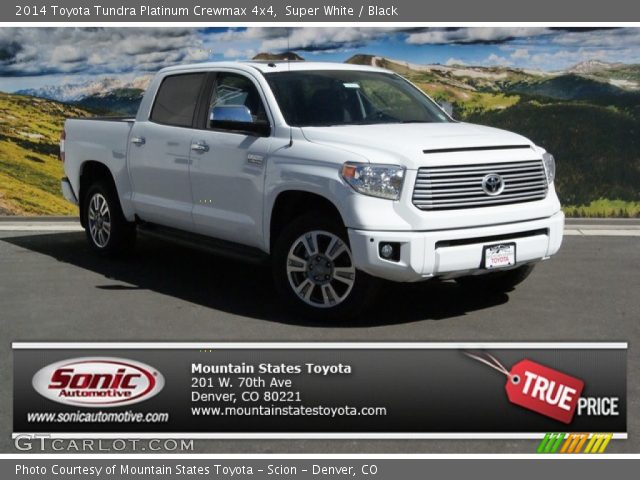 2014 Toyota Tundra Platinum Crewmax 4x4 in Super White